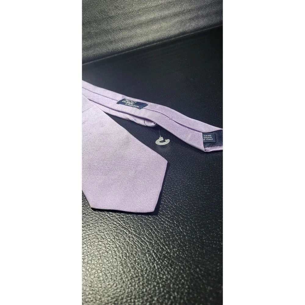 Polo Ralph Lauren Silk Woven Lavender  3.75 x 58.5 Made In Italy New No Tags
